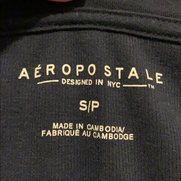 Long Sleeve V- Neck Aeropostale Shirt - Picture 2 of 4